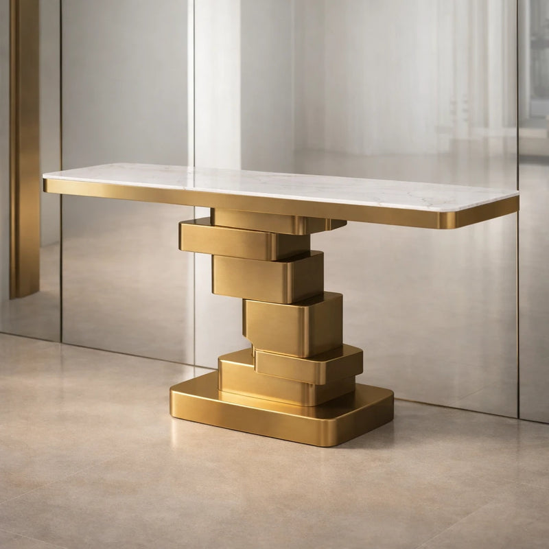 marble-console-table-with-layered-gold-pedestal
