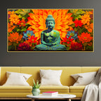meditating-buddha-wall-painting-with-colorful-lotus-flowers