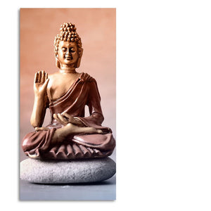 Meditating Gautam Buddha Canvas Wall Painting