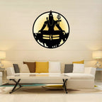 Meditating Shiva LED Wall Hanging for Wall Decor
