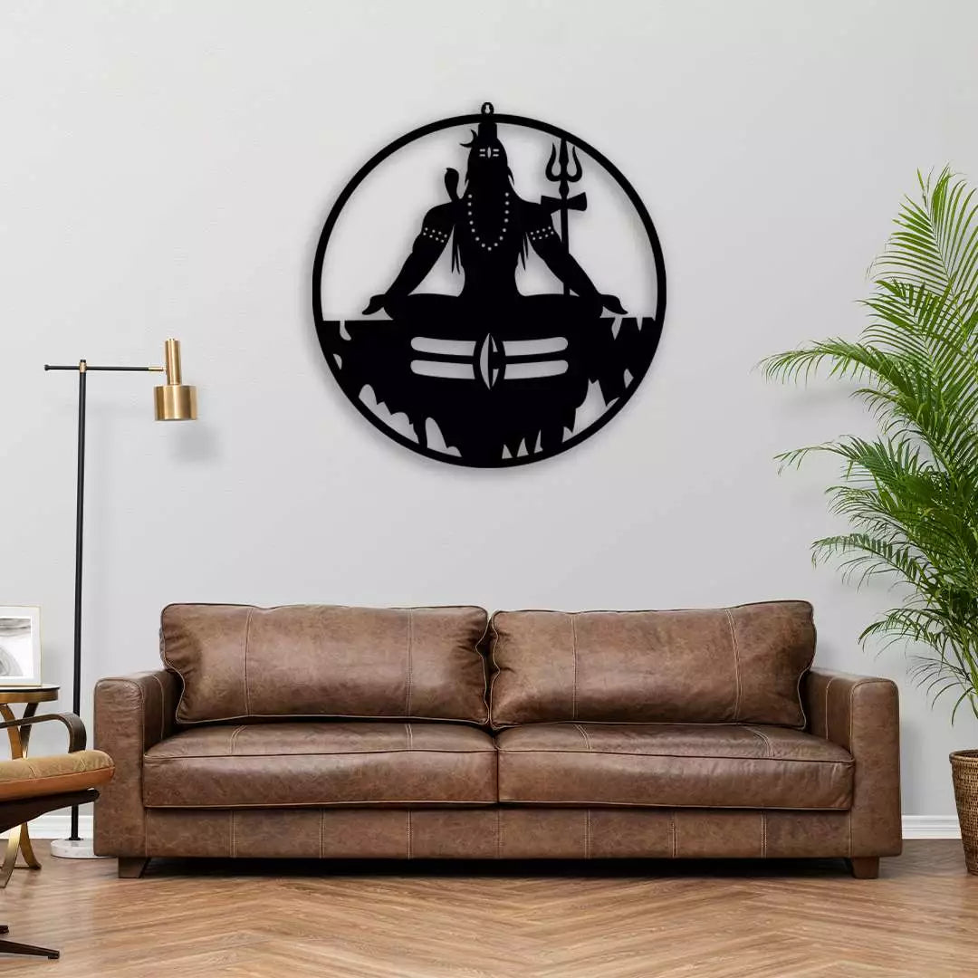 Meditating Shiva LED Wall Hanging for Wall Decor