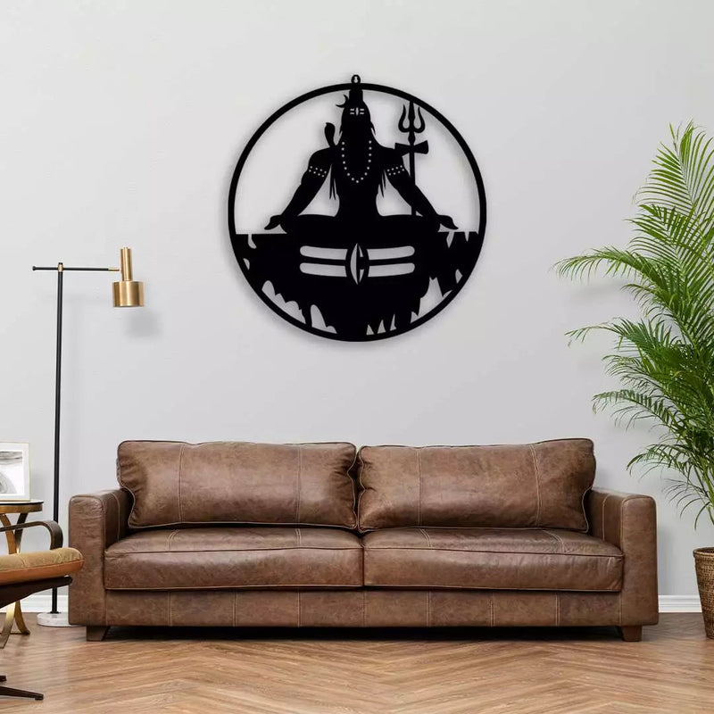 Meditating Shiva LED Wall Hanging for Wall Decor