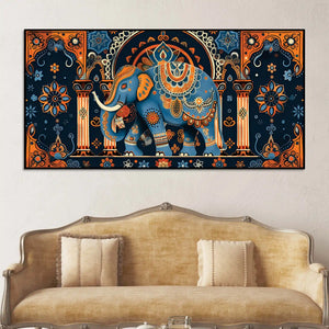 mesmeric-elephant-mandala-art-traditional-indian-canvas-wall-painting