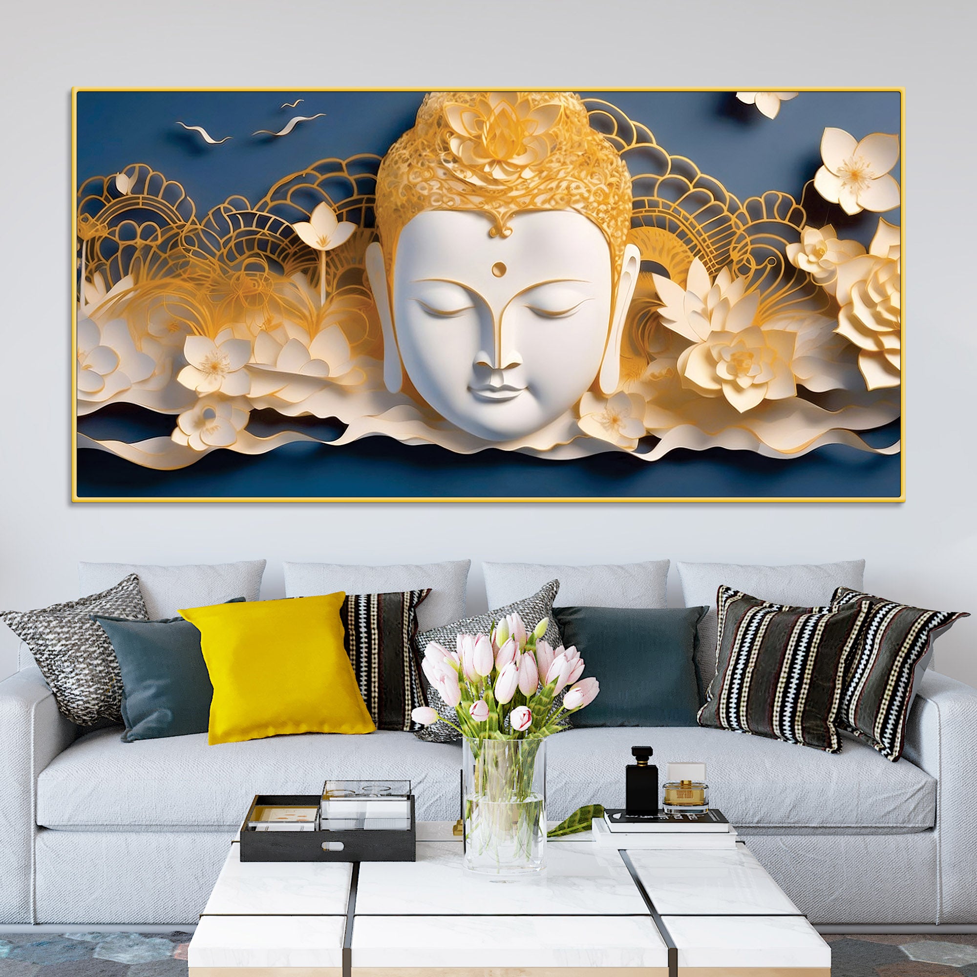  minimal-buddha-wall-painting-for-modern-decor