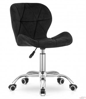 Minimalist Rolling Accent Office Chair with Luxurious Stylish Stitching