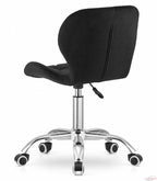 Minimalist Rolling Accent Office Chair with Luxurious Stylish Stitching