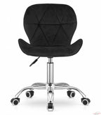 Minimalist Rolling Accent Office Chair with Luxurious Stylish Stitching