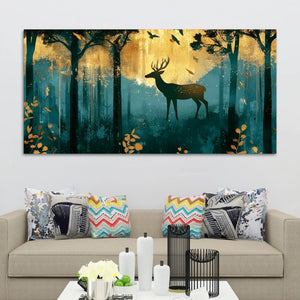 Modern Abstract Art Canvas Painting for Bedroom