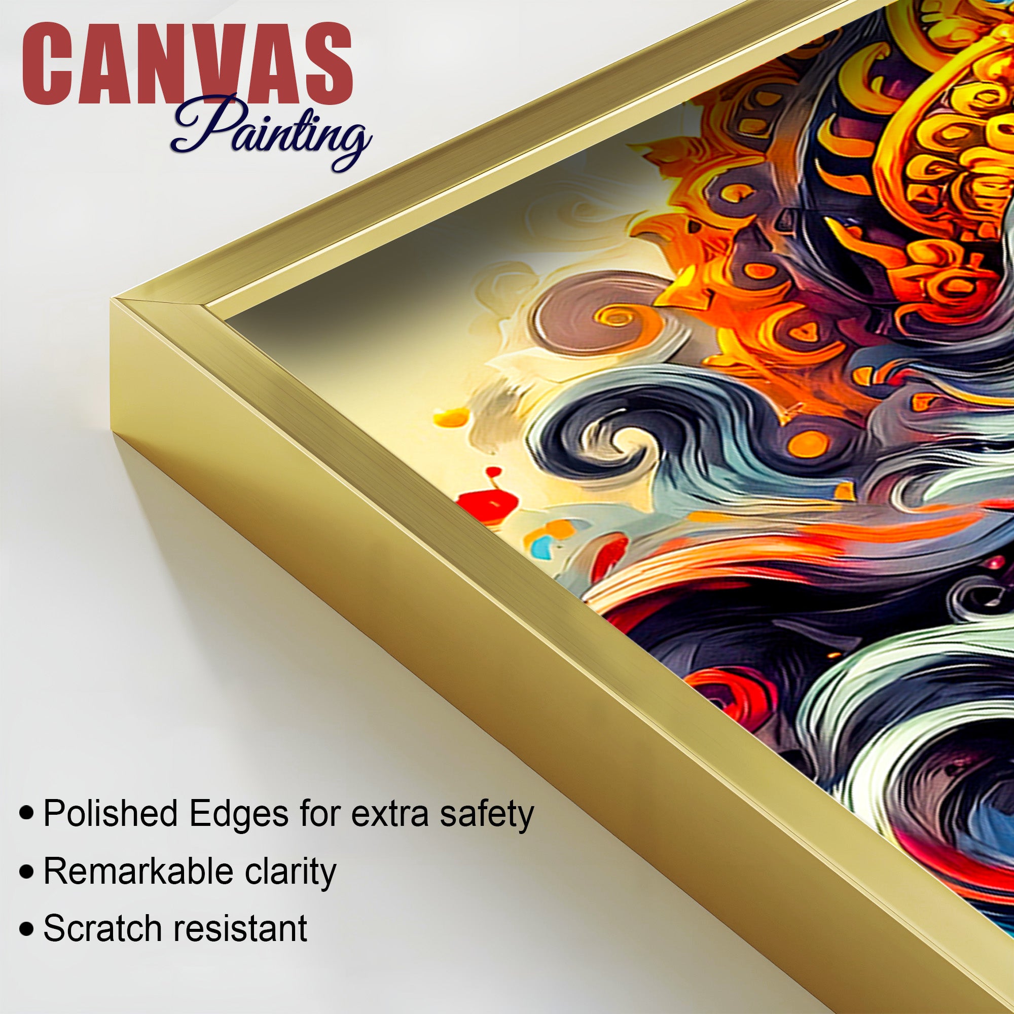 Modern Abstract Art Kali Maa Religious Wall Painting