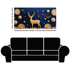 Modern Abstract Deer Canvas Wall Decor Painting for Home
