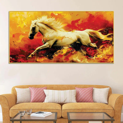 Modern Abstract Horse Canvas Painting for Wall Decor