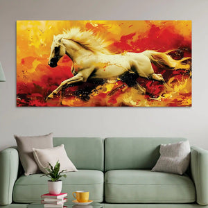 Modern Abstract Horse Canvas Painting for Wall Decor