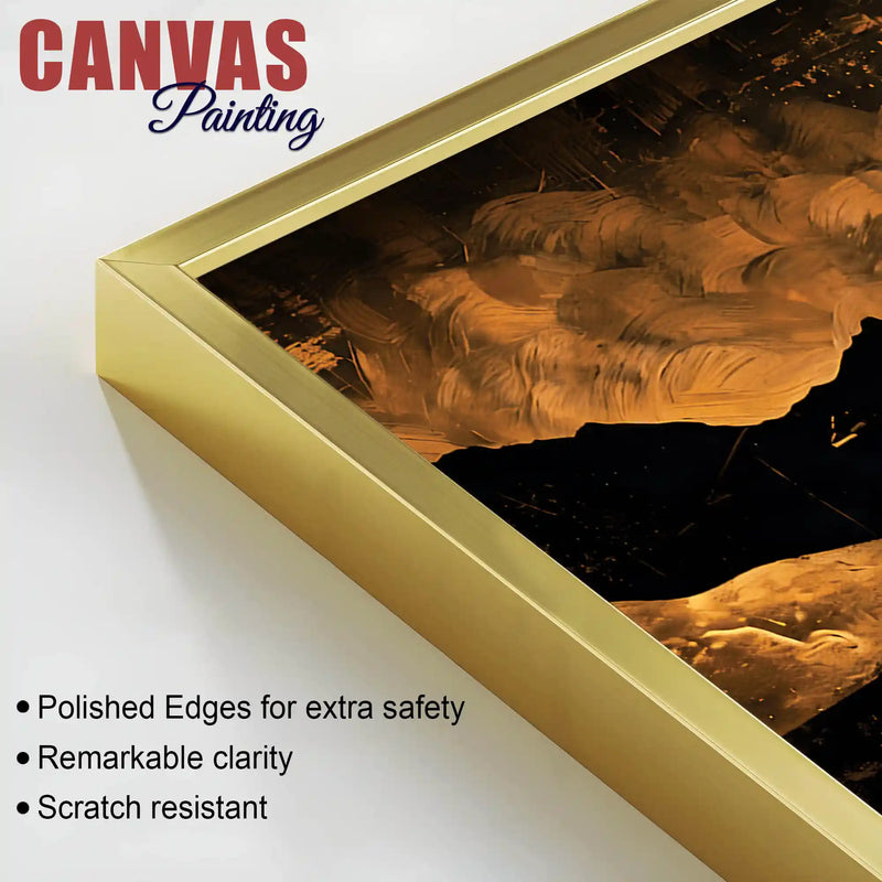 Modern Abstract Moon Canvas Wall Painting for Wall Décor