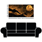 Modern Abstract Moon Canvas Wall Painting for Wall Décor