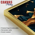Modern Abstract Mountain Canvas Painting for Luxury Decor
