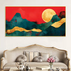modern-abstract-mountain-canvas-wall-decoration-painting