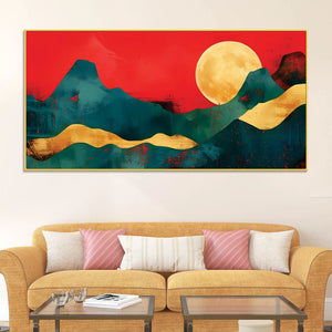 Modern Abstract Mountain Canvas Wall Decoration Painting
