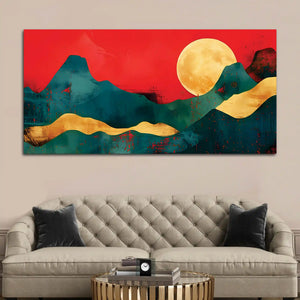 Modern Abstract Mountain Canvas Wall Decoration Painting