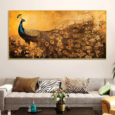 modern-abstract-peacock-canvas-painting-for-wall-decor