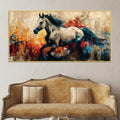Modern Abstract Running Horse Canvas Wall Art Painting