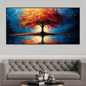 Modern Abstract Tree Canvas Painting Home & Office Décor
