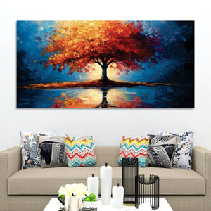Modern Abstract Tree Canvas Painting Home & Office Décor