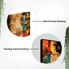 Modern African Woman Abstract Canvas Wall Painting for Living Room Decor