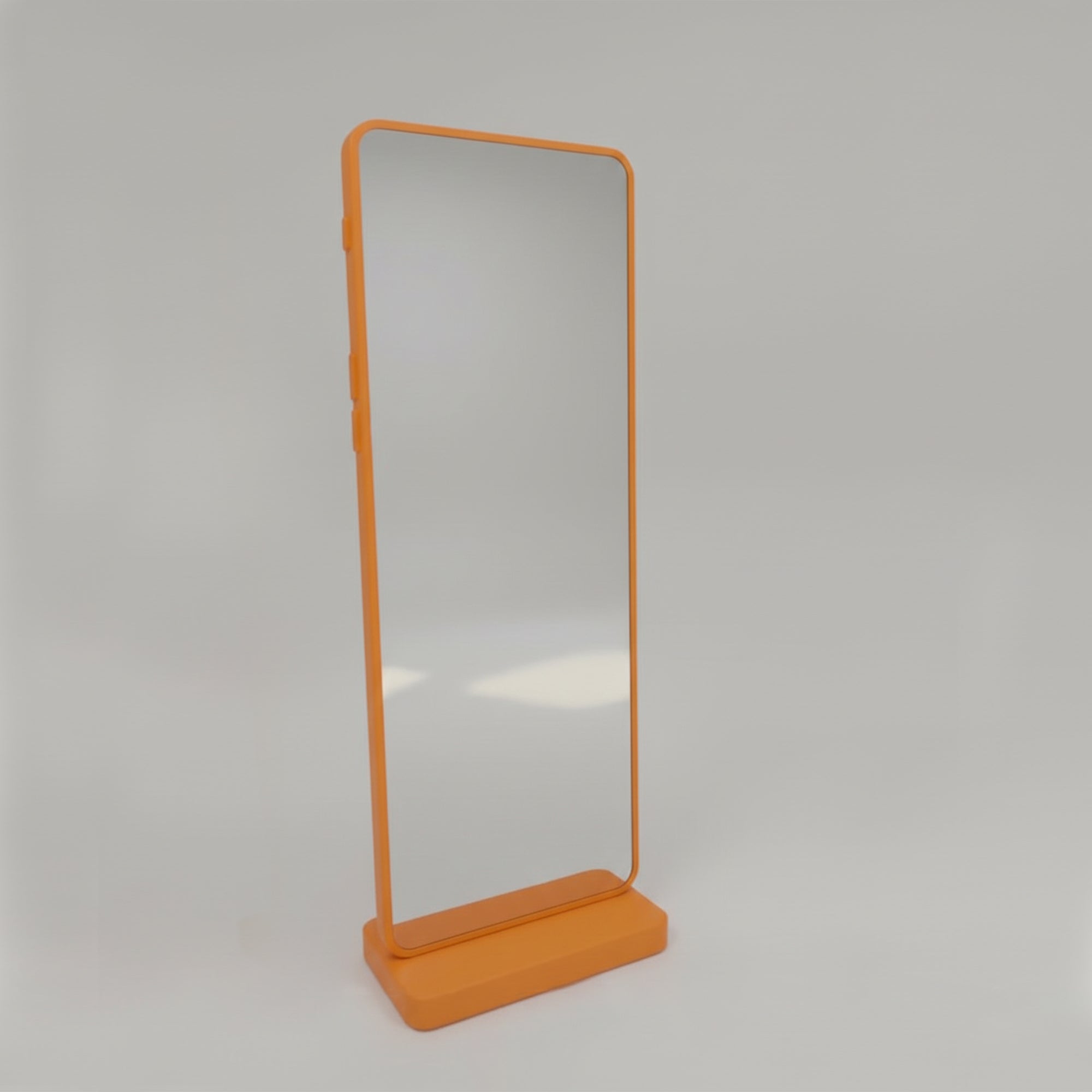 Modern Apple Inspired Full Length Floor Mirror for Home & Studio – Designer Mirror with Bold Frame