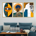 Modern Art Canvas Wall Decor Painting Set of Three