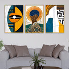 Modern Art Canvas Wall Decor Painting Set of Three
