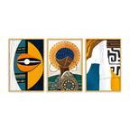 Modern Art Canvas Wall Decor Painting Set of Three