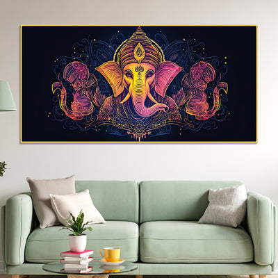 modern-artistic-lord-shri-ganesha-creative-canvas-wall-painting