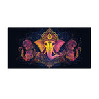 Modern Artistic Lord Shri Ganesha Creative Canvas Wall Painting for Home & Office Decor – Modern Devotional Wall Art