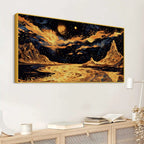 Modern Artistic Night Abstract Canvas Painting