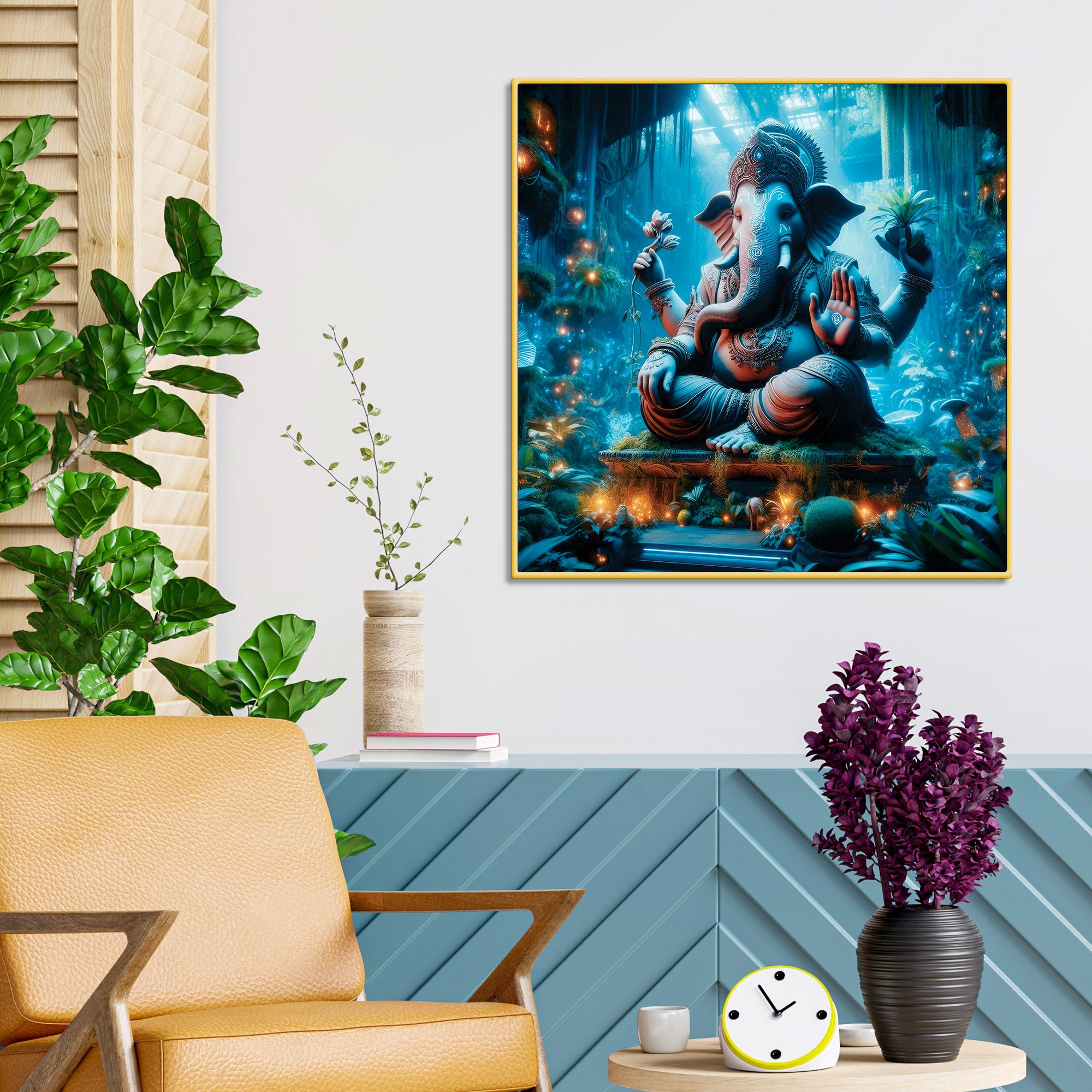 modern-bappa-ji-wall-painting