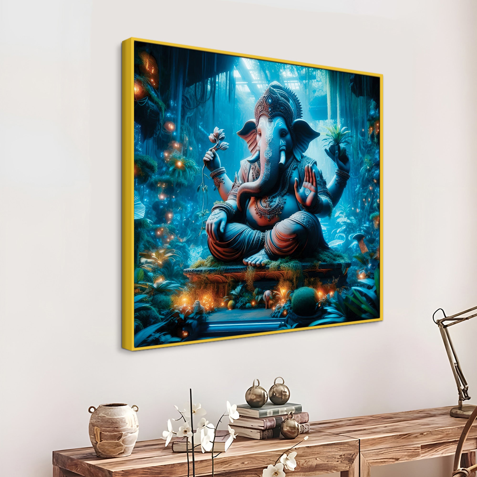 Modern Bappa Ji Wall Painting