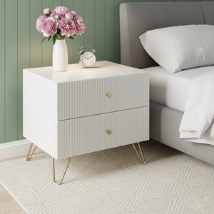 Modern Bedside Table with Drawers