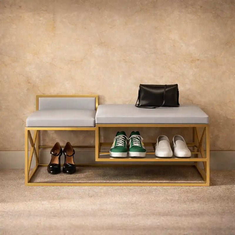 modern-bench-gray-velvet-with-shoe-organizer-rack