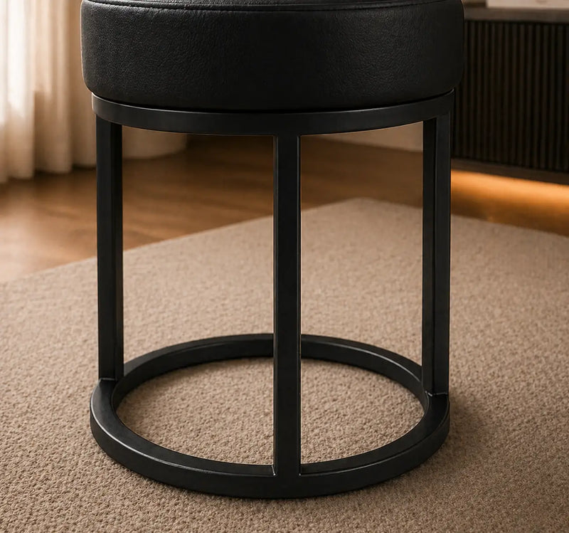modern-black-steel-vanity-stool-with-cushioned-seat