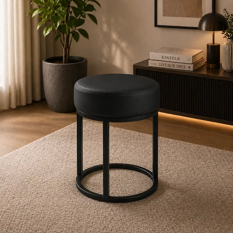 modern-black-steel-vanity-stool-with-cushioned-seat