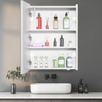 Modern Bright Backlit Frameless Bathroom Mirror Cabinet