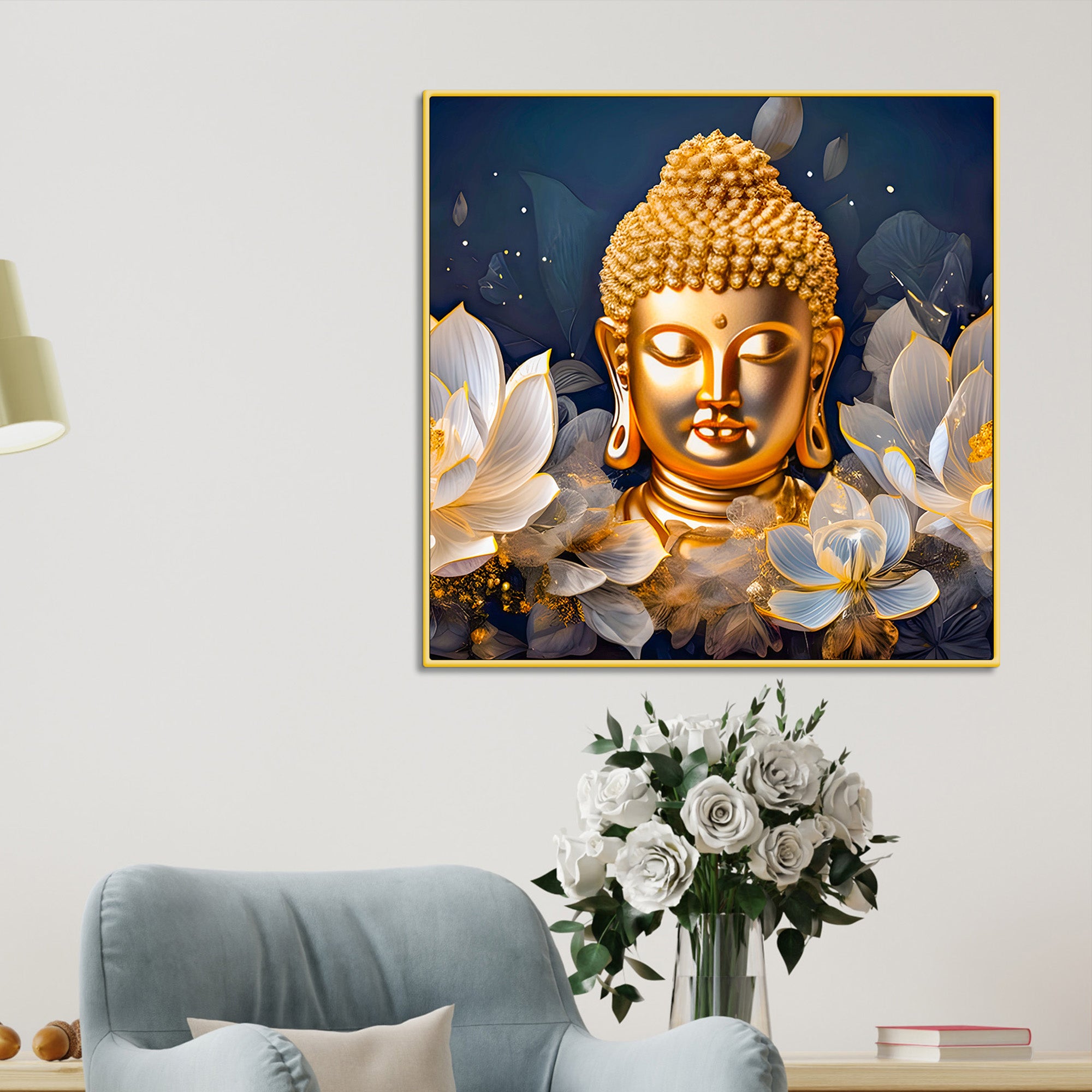 Modern Buddha Canvas Wall Painting
