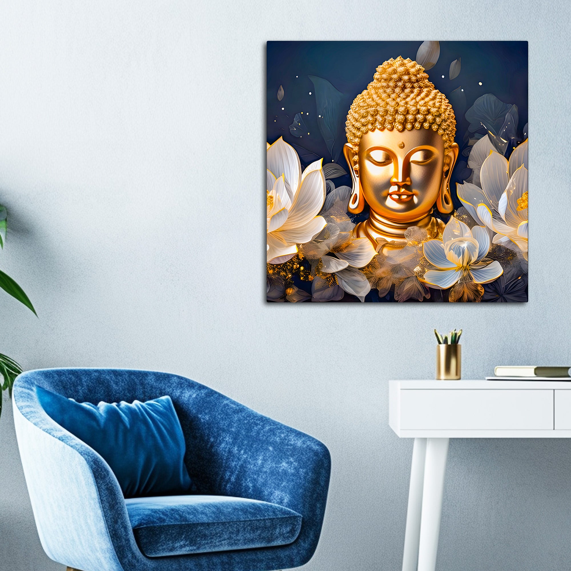 Modern Buddha Canvas Wall Painting