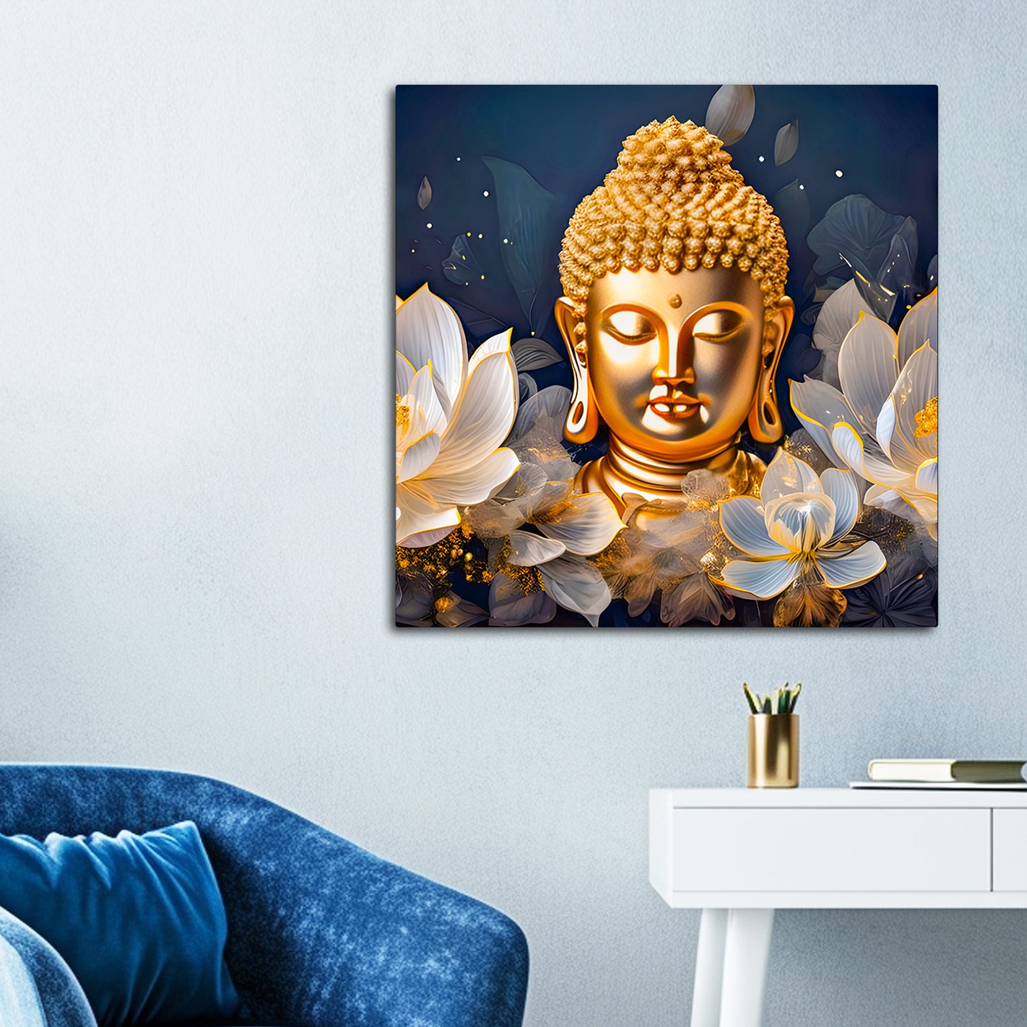 Modern Buddha Canvas Wall Painting