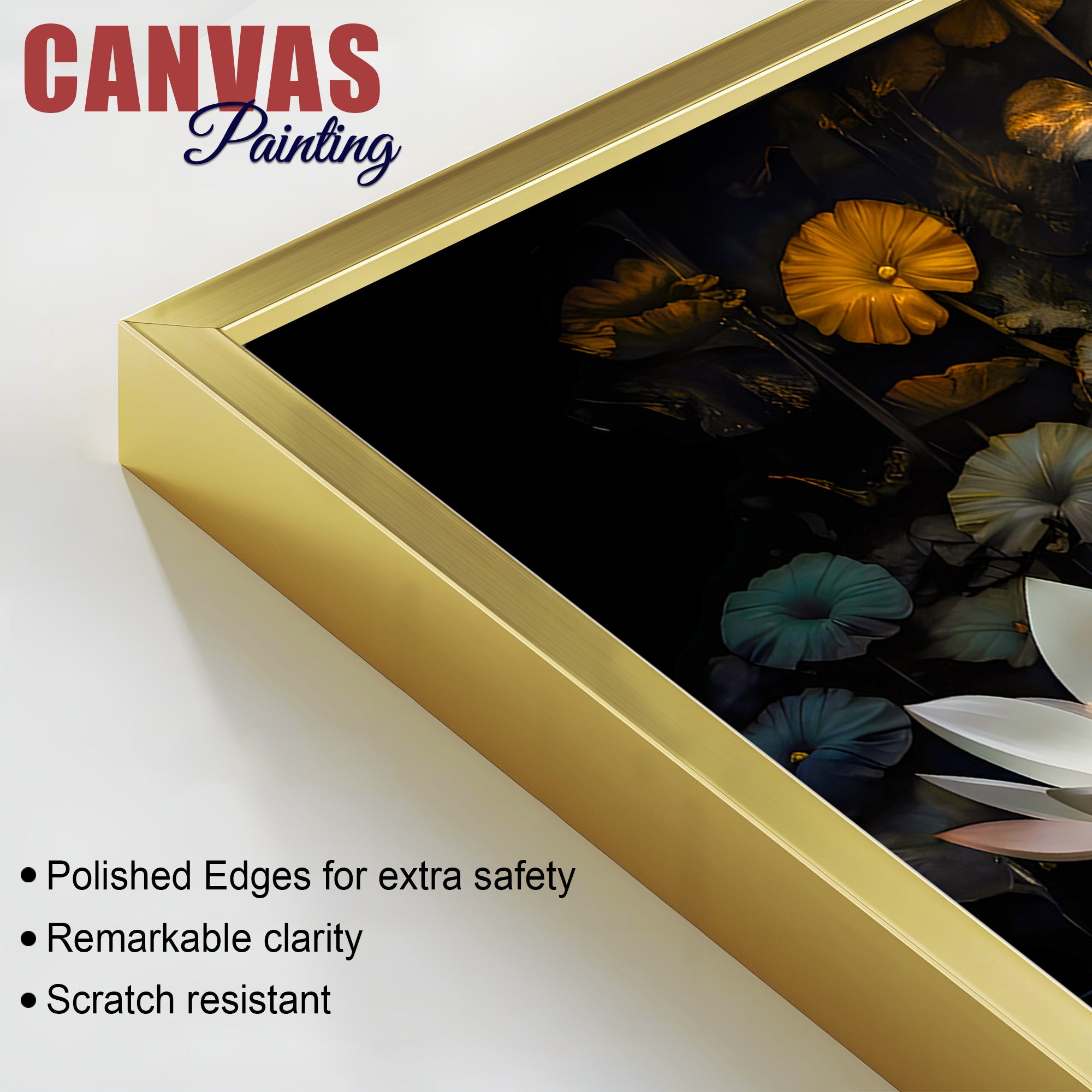 Modern Buddha Canvas Wall Painting for Home & Living Room