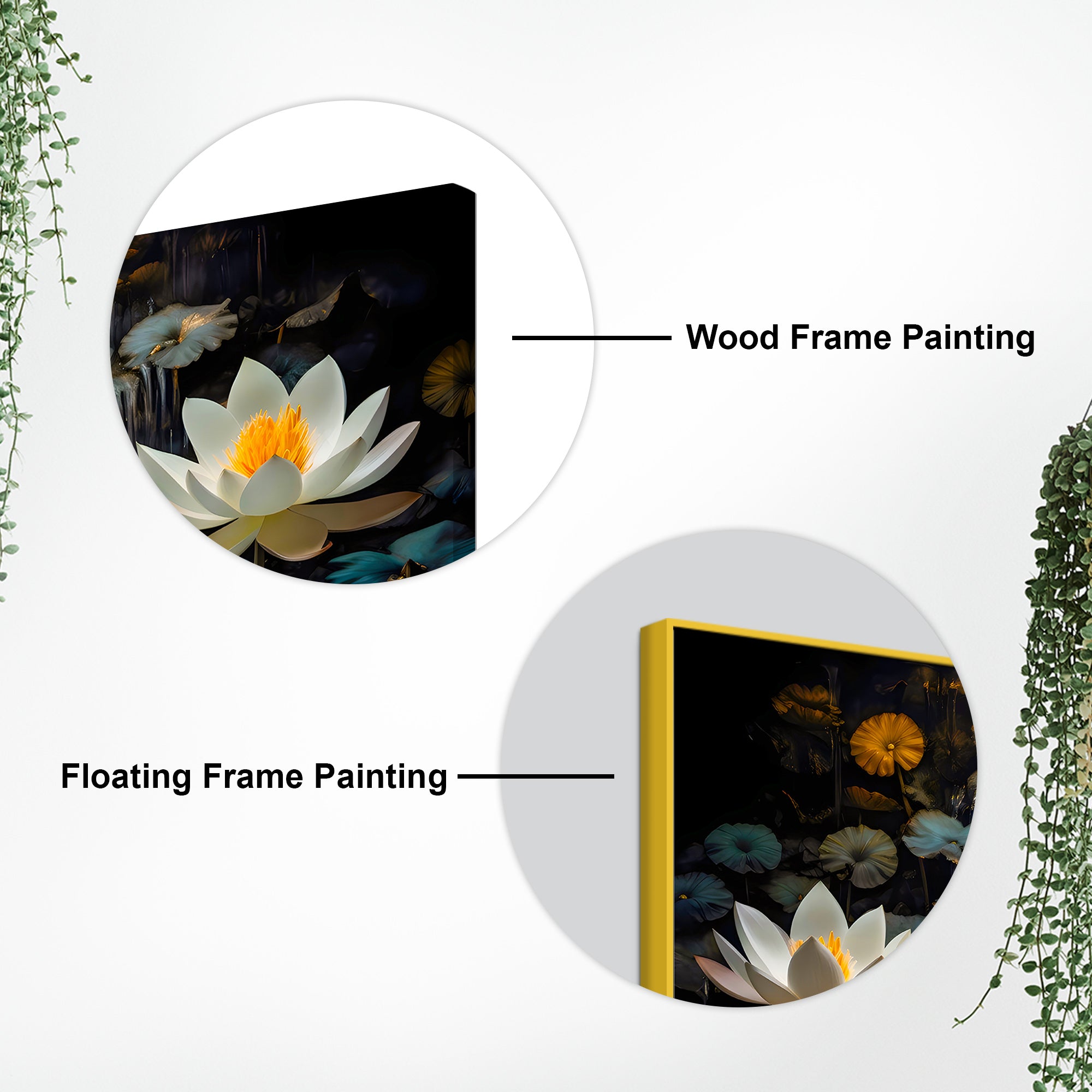 Modern Buddha Canvas Wall Painting for Home & Living Room