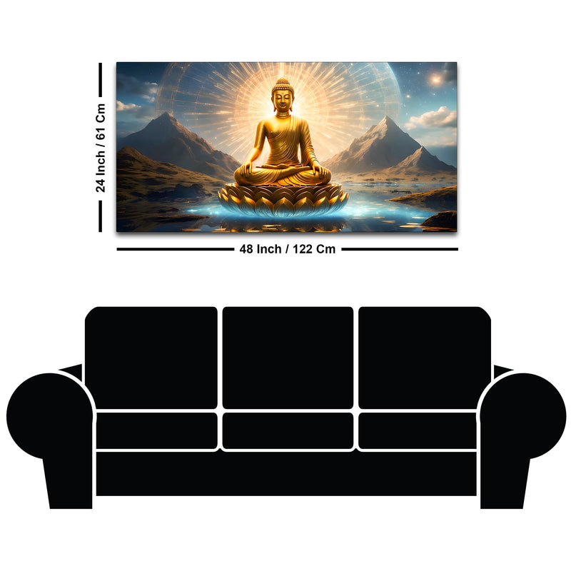 Modern Buddha Ji Canvas Painting for Home Interior
