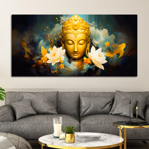 Modern Buddha Wall Canvas Painting for Living Room Decoration