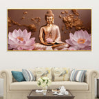 Modern Buddha Wall Painting for Interior Decor