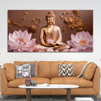 Modern Buddha Wall Painting for Interior Decor